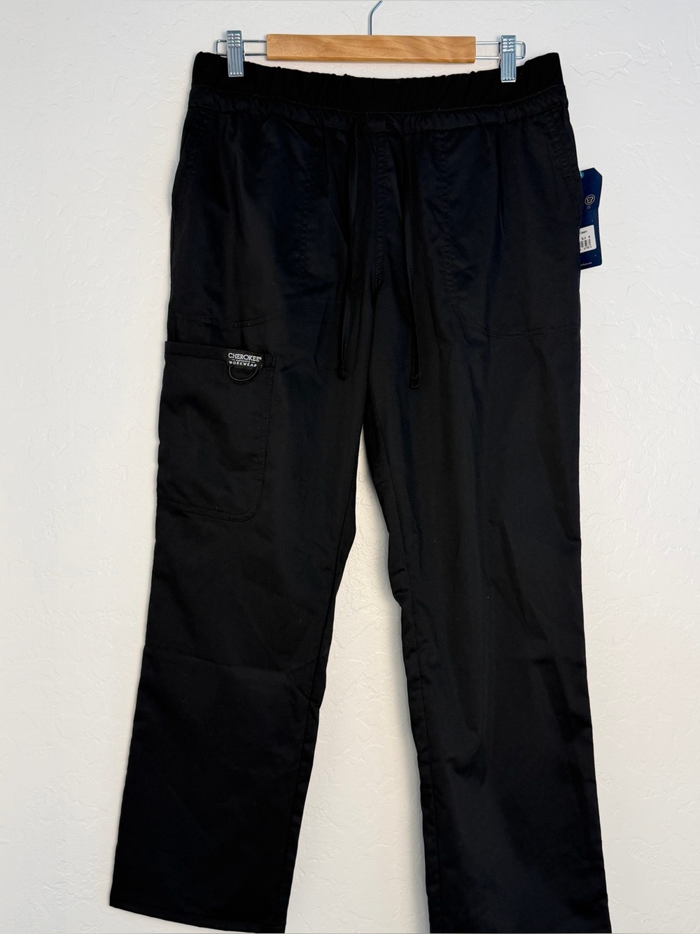 Cherokee Revolution Workwear Women's Medium Black Scrub PullOn Pants Mid Rise